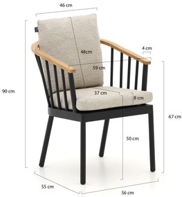 Apple Bee Condor 240cm dining tuinset 7-delig