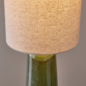 Staande lamp in keramiek en linnen, TOTEMY