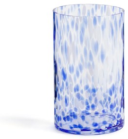 Gevlekte vaas, in glas H25 cm, Mirella