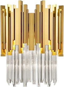 Kristallen lamp gouden wandlamp APP602-W