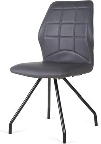 Eetkamerstoel - Apollo - leer Vintage zwart