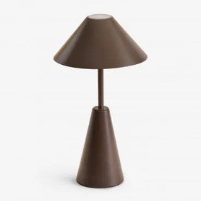 Draadloze Led-tafellamp Van Ijzer Alexis Bruin – Chocolade - Sklum