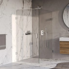 Brauer Void profielloze douchecabine 100x140cm chroom