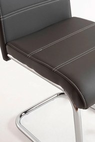 Set 4 Hallen Kunstlederen Stoelen