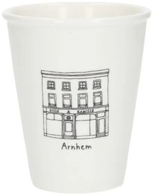Gevel mok, Arnhem, porselein, 200 ml