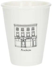 Gevel mok, Arnhem, porselein, 200 ml