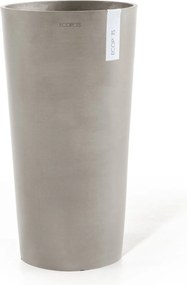 Ecopots bloempot Amsterdam Extra High 90 - Rond - Taupe - Diameter 49,8 x H91 cm