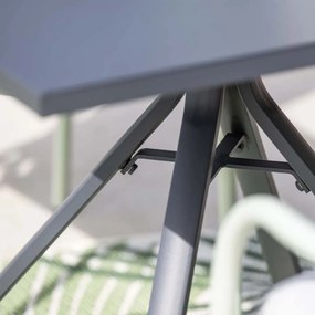 Garden Impressions Lucas tuinset 5-delig bruin - Rimini tuintafel 80x80 cm