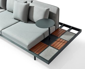 DATHO OUTDOOR Hoek Loungeset - Bali - Antraciet  - Datho Outdoor