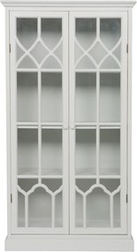 BePureHome Fresco Klassieke Vitrinekast Wit Hout - 81x41x155cm.