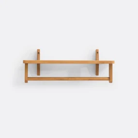 Etagère, in geölied acacia, teak afwerking, Tamodo
