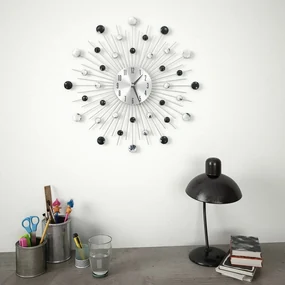 vidaXL Wandklok met quartz-mechanisme 50 cm modern ontwerp