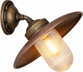 Mayenne Schuin Stallamp Brons/Koper