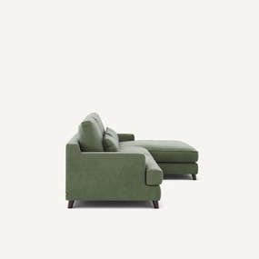 Hoekbank in fluweel, Alwine