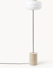Vloerlamp Bun met marmeren voet