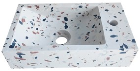 Fontana Terrazzo toiletmeubel met ribbelfront kasteel bruin