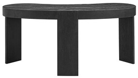 Richmond Interiors Navarino Organisch Bureau Zwart Out - 165 X 65cm.