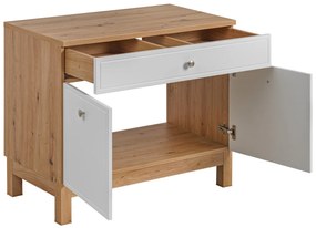 Comad Samoa 852 FSC onderkast 90cm eiken/wit