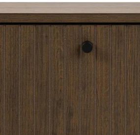 Schoenenkast Hangend Donker Hout - 71.6x17x43cm.