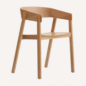 Eiken Stoel Van Gebogen Hout