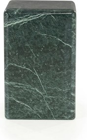 Bijzettafel Groen Marmer Vierkant - 30 X 30cm.