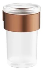 Crosswater Velo Bekerhouder -11x8.4x6.9cm - met beker - geborsteld brons VE003BZ