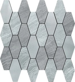 Zelfklevende Mozaïektegels Metaal | Picket Zilver | 30×30 cm | Keuken, Bad &amp; WC