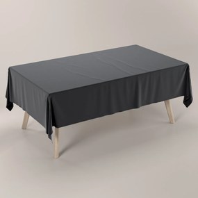 Dekoria Rechthoekig tafelkleed, zwart, 130 x 130 cm