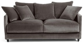 Omvormbare compacte bank. stonewashed fluweel, Lazare