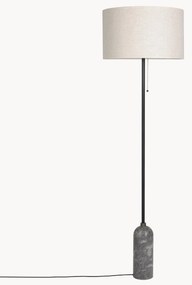 Dimbare vloerlamp Gravity met marmeren voet