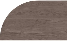 Goossens Excellent Eettafel Floyd, Semi rond 260 x 100 cm