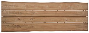 4 Seasons Outdoor Minerva tafel met Robusto teak blad 280 x 95 cm SALE  Tuintafel    antraciet weerbestendig