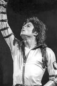 Foto Michael Jackson on stage in Nice, French Riviera, August 1988, .