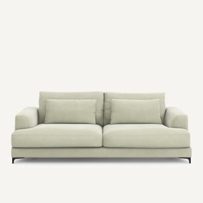 4-zits slaapbank van stonewashed fluweel, Marsile