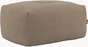 Voetenbank Soft van teddy-bouclé