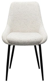 Kare Design East Side Eetkamerstoel Melange Stof Cream