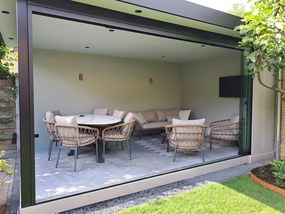 Julia dining tuinstoel - Antraciet