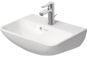 Duravit Me by starck fontein 450x155x320mm 1 kraangat overloop wit 0719450000