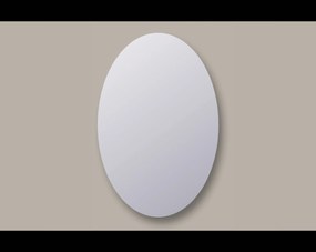Sanicare Q-mirrors ovale spiegel 100x70cm