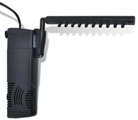 vidaXL Aquariumfilterpomp met actief koolstof 300 L/u