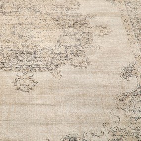 Vintage vloerkleed, bedrukt, used-effect, DIONA