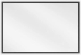 Mexen Loft rechthoekige badkamerspiegel 60 x 40 cm, zwarte lijst - 9852-060-040-000-70