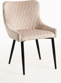 Set van 4 Sanda Fluwelen Stoelen