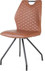 Eetkamerstoel - Carlos - leer Vintage cognac