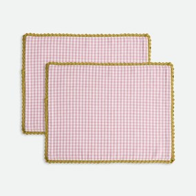 Set van 2 placemats in katoen/linnen Trattoria