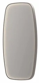 INK SP31 spiegel - 50x4x100cm contour in stalen kader incl dir LED - verwarming - color changing - dimbaar en schakelaar - geborsteld RVS 8409853