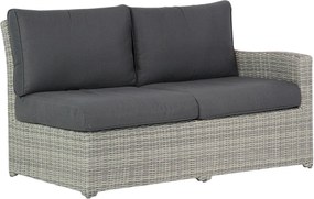 Loungeset 4 personen Wicker Grijs  Garden Collections Giardino