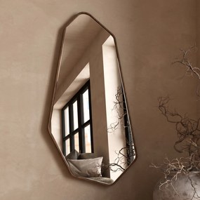 Dutchbone Basil Walnoot Spiegel Geometrisch - 39.5x90cm