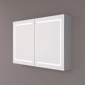 Hipp Design 61000 spiegelkast met LED en spiegelverwarming 120x70x14cm