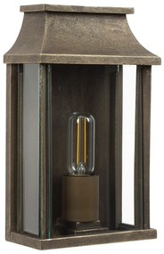 Goteborg Muurlamp Plat Brons